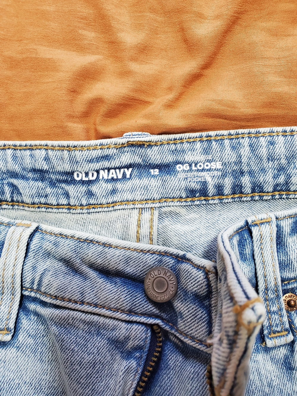 Old Navy Light Wash OG Loose Jeans - Blue